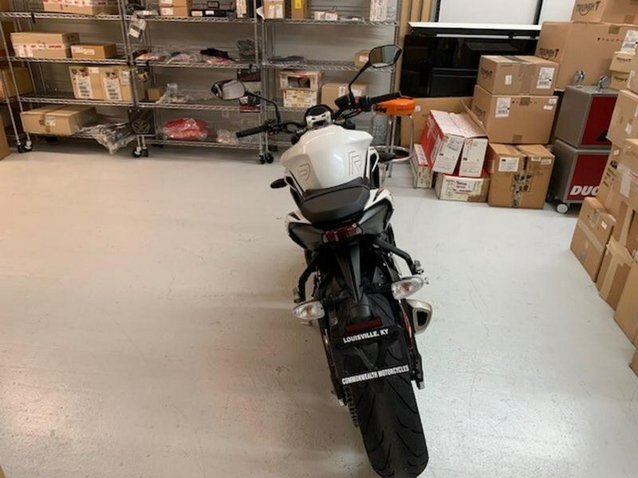 2024 Triumph Street Triple 765 R - Crystal White Metalic