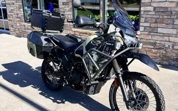2025 Kawasaki KLR®650 Adventure ABS Cypher Camo Beige