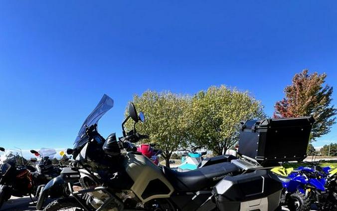 2025 Kawasaki KLR®650 Adventure ABS Cypher Camo Beige