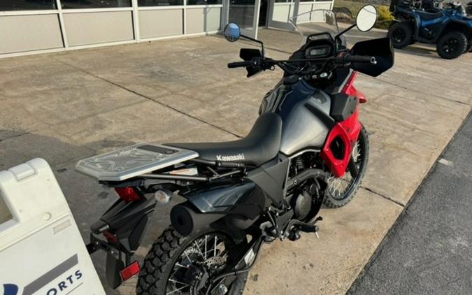 2024 Kawasaki KLR 650 S ABS Firecracker Red/Metallic Carbon Gray