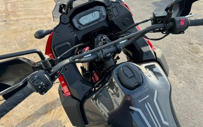 2024 Kawasaki KLR 650 S ABS Firecracker Red/Metallic Carbon Gray