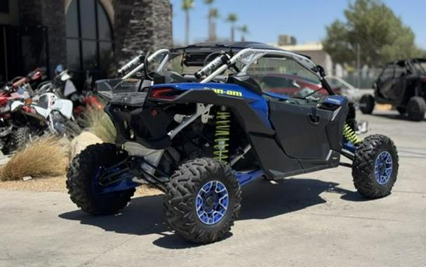 2020 Can-Am® Maverick™ X3 X™ rs Turbo RR Hyper Silver, Intense Blue & Manta Green