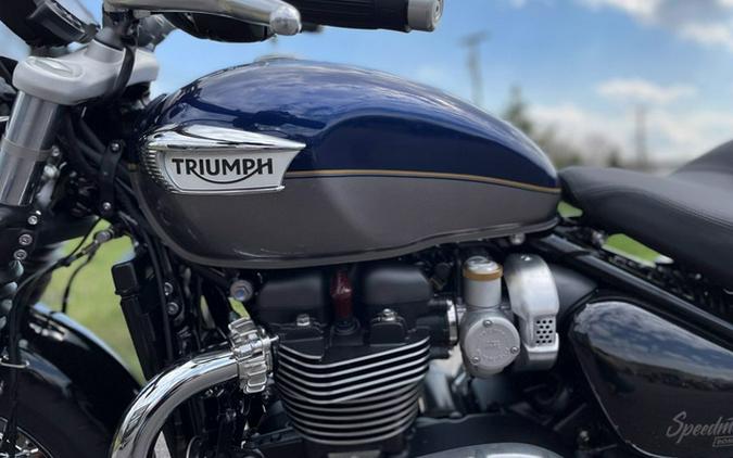 2024 Triumph Bonneville Speedmaster Pacific Blue/Silver Ice