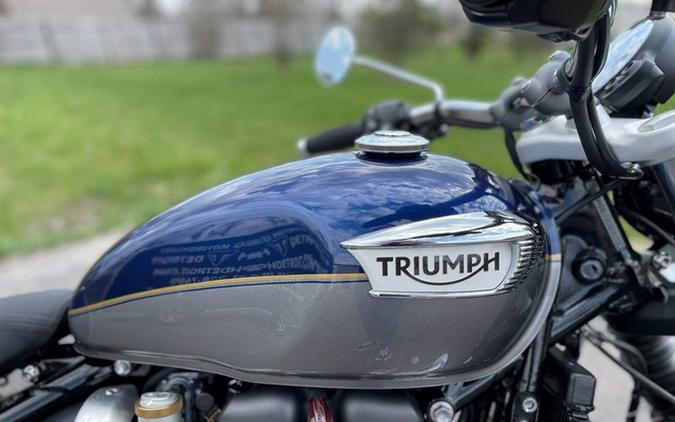 2024 Triumph Bonneville Speedmaster Pacific Blue/Silver Ice