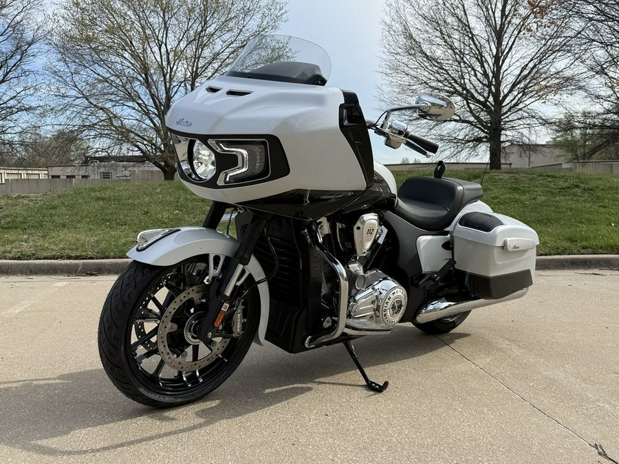 2025 Indian Motorcycle® Challenger® Limited 112 w/PowerBand Audio Ghost White Metallic with Black M