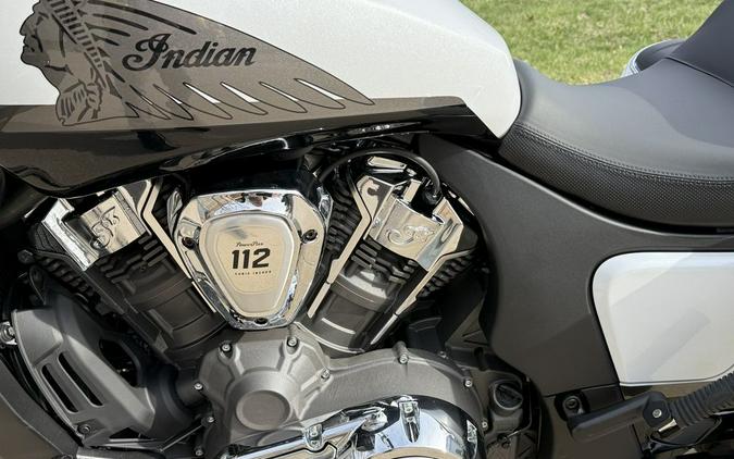 2025 Indian Motorcycle® Challenger® Limited 112 w/PowerBand Audio Ghost White Metallic with Black M