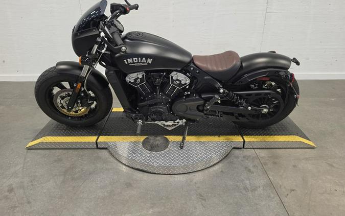 2023 Indian Scout Bobber ABS Icon Stealth Gray Azure Crystal
