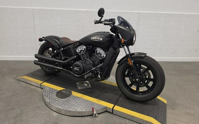 2023 Indian Scout Bobber ABS Icon Stealth Gray Azure Crystal