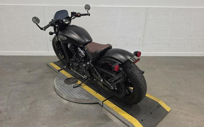 2023 Indian Scout Bobber ABS Icon Stealth Gray Azure Crystal