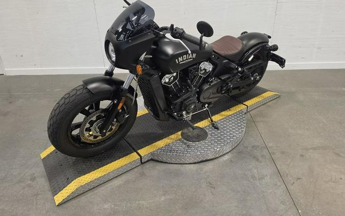 2023 Indian Scout Bobber ABS Icon Stealth Gray Azure Crystal