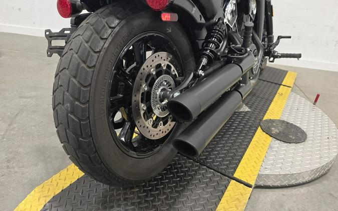 2023 Indian Scout Bobber ABS Icon Stealth Gray Azure Crystal