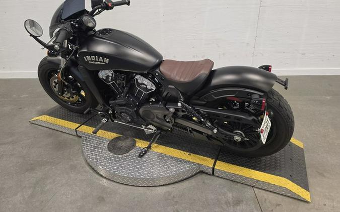 2023 Indian Scout Bobber ABS Icon Stealth Gray Azure Crystal