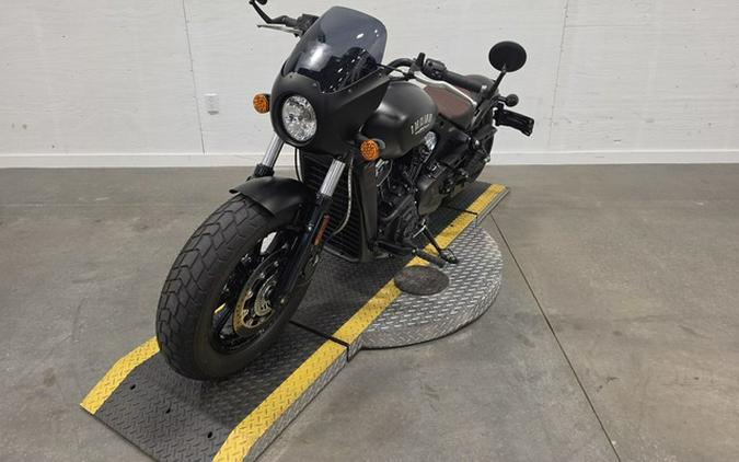 2023 Indian Scout Bobber ABS Icon Stealth Gray Azure Crystal