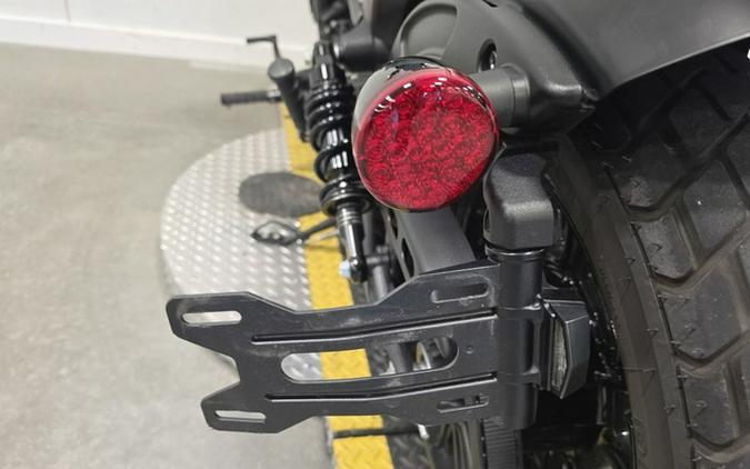 2023 Indian Scout Bobber ABS Icon Stealth Gray Azure Crystal