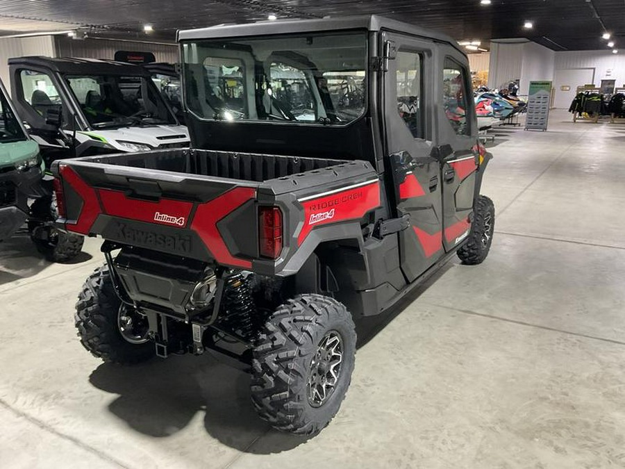 2025 Kawasaki RIDGE Crew HVAC Red