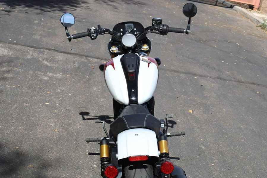 2025 Indian Motorcycle® 101 Scout® Ghost White Metallic with Graphics