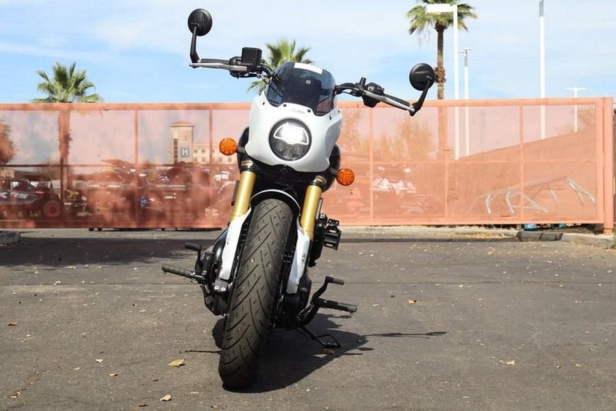 2025 Indian Motorcycle® 101 Scout® Ghost White Metallic with Graphics