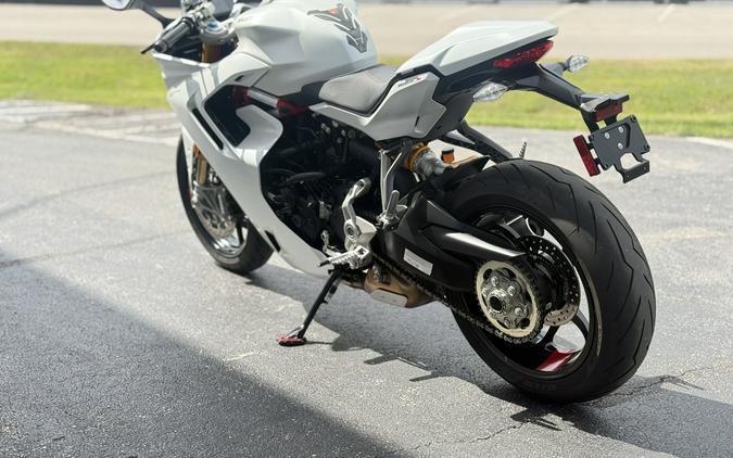 2023 Ducati SuperSport 950 S Arctic White Silk fairing with Ducati Red frame and Glossy Black wheel rims with Ducati Red “tag” - 05200T