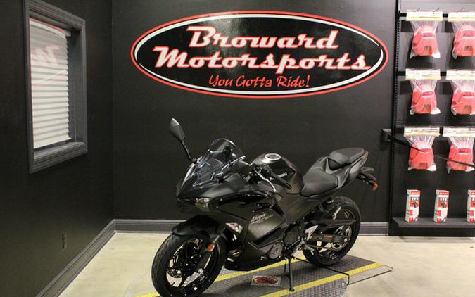 2026 Kawasaki Ninja 500 ABS Metallic Flat Spark Black