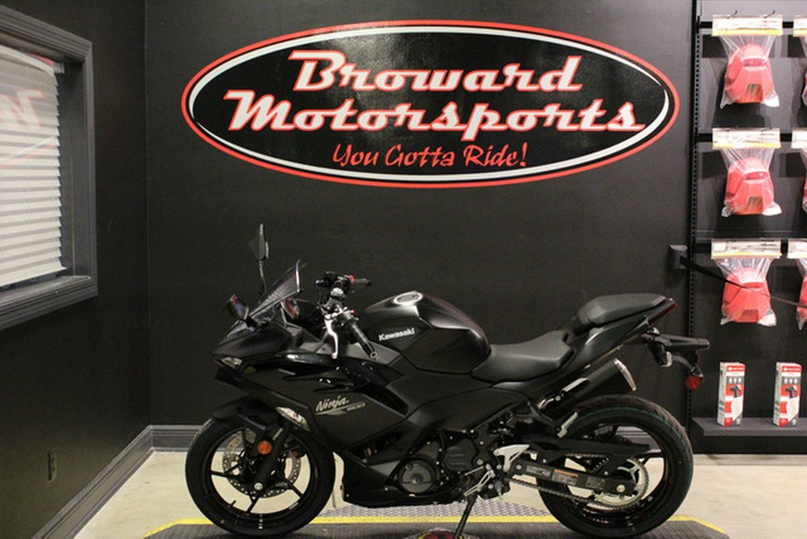 2026 Kawasaki Ninja 500 ABS Metallic Flat Spark Black