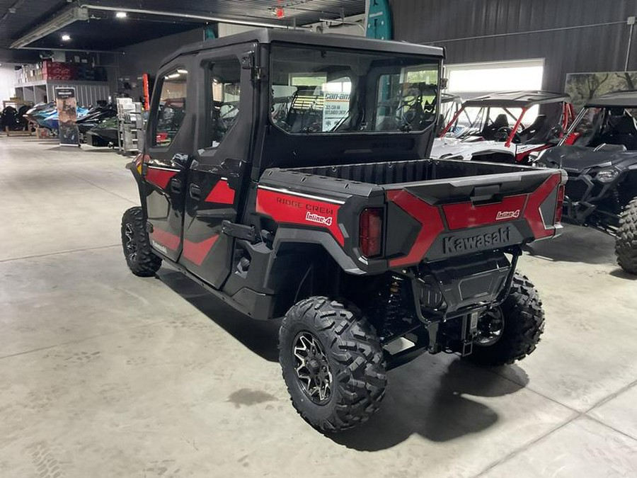 2025 Kawasaki RIDGE Crew HVAC Red