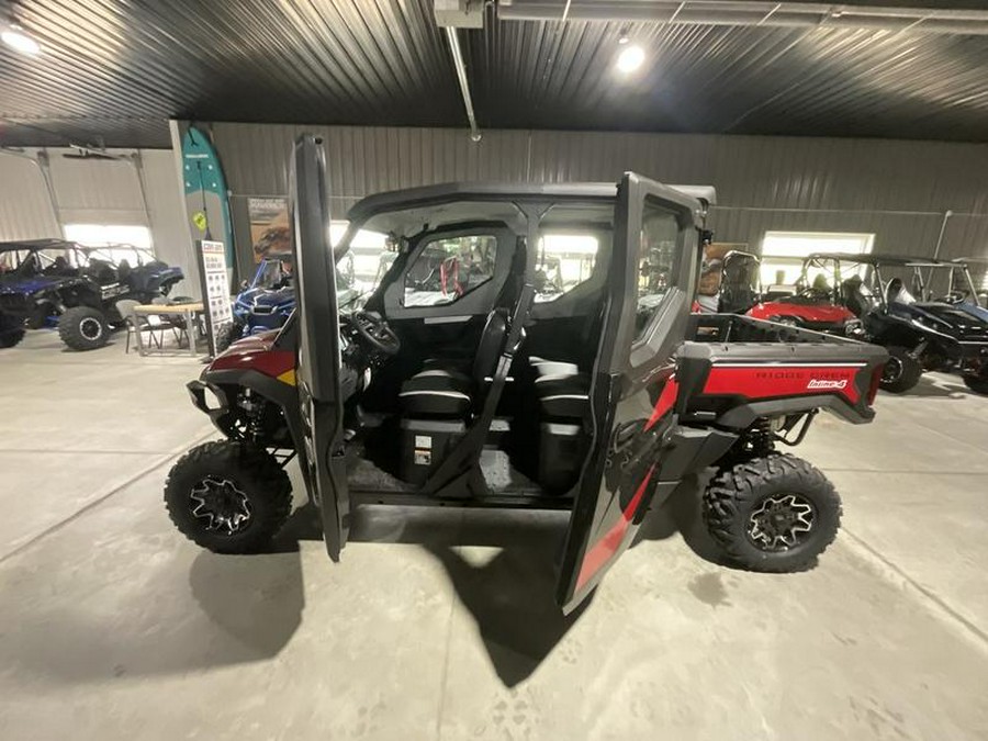 2025 Kawasaki RIDGE Crew HVAC Red