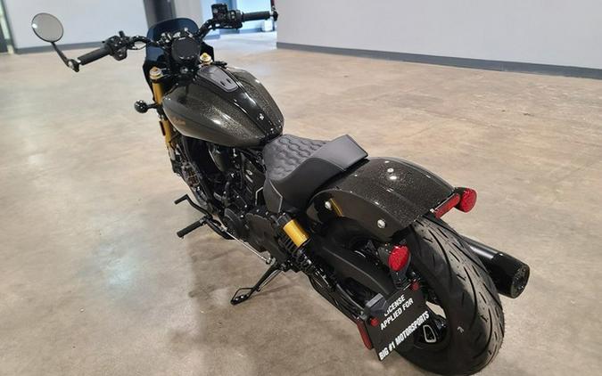 2026 Indian 101 Scout Black Crystal With Super Graphite