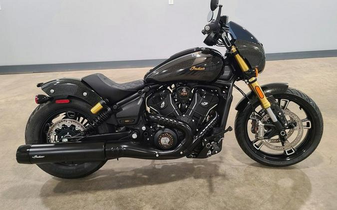 2026 Indian 101 Scout Black Crystal With Super Graphite