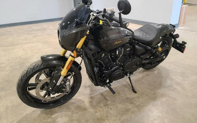 2026 Indian 101 Scout Black Crystal With Super Graphite