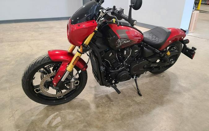 2026 Indian 101 Scout Sunset Red Metallic