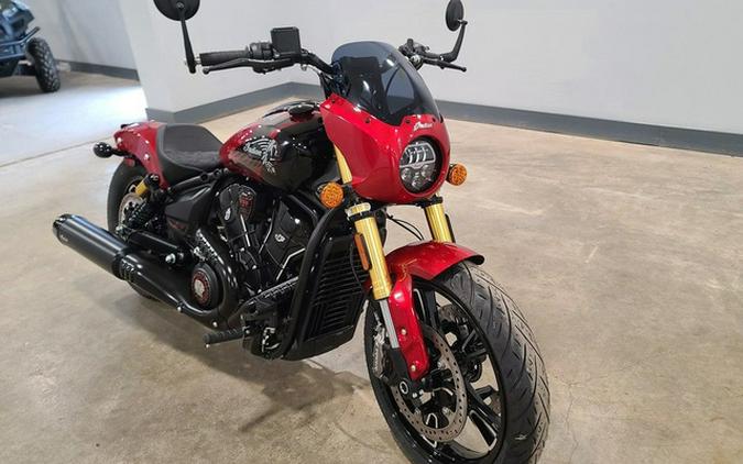2026 Indian 101 Scout Sunset Red Metallic