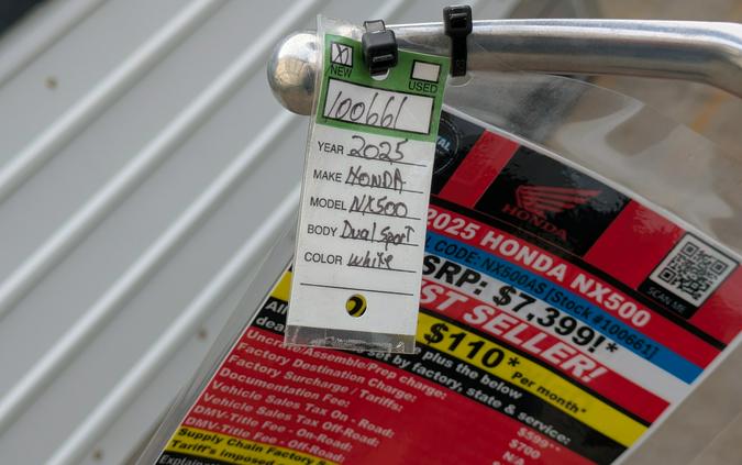 2025 Honda NX500