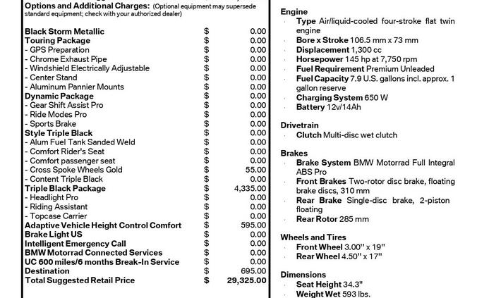 New 2026 BMW R 1300 GS Adventure