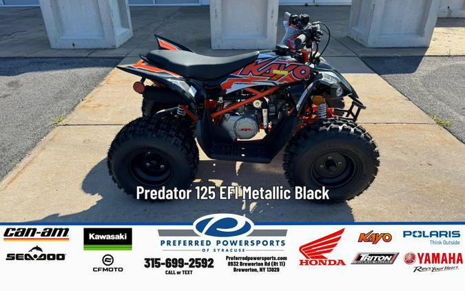2025 Kayo Predator 125 EFI Metallic Black