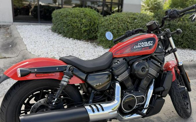 2026 Harley-Davidson Nightster Blood Orange Black Trim