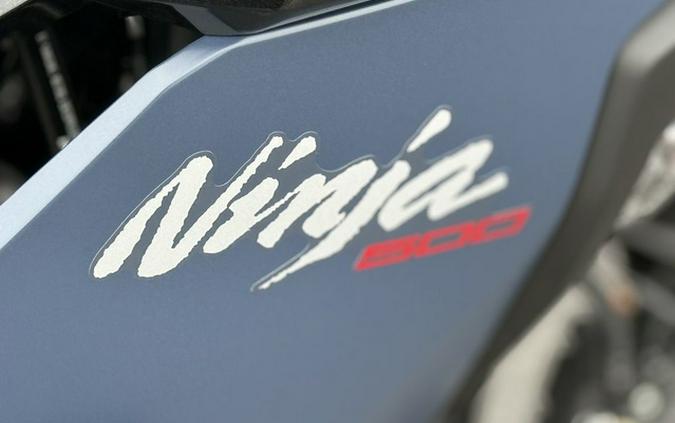 2026 Kawasaki Ninja 500 ABS Metallic Matte Twilight Blue ABS Metallic Yellowish GreenEbony