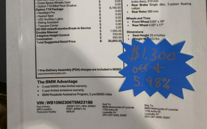 2026 BMW R 1300 GS