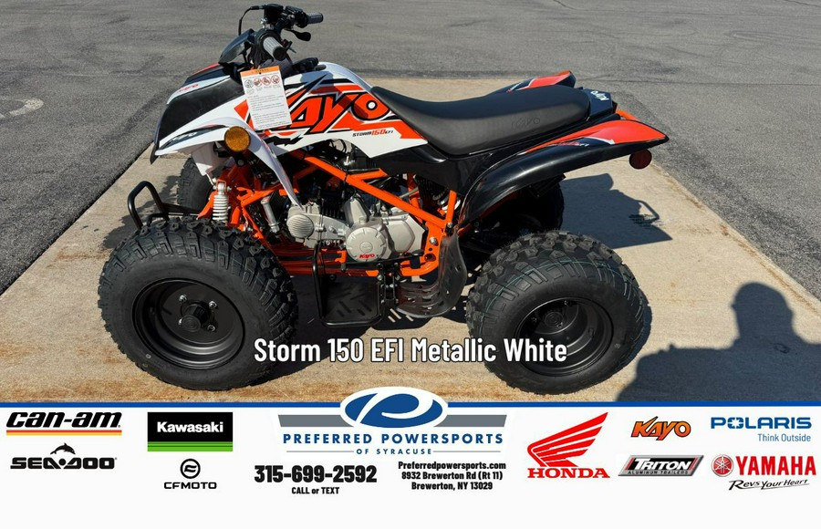 2025 Kayo Storm 150 EFI Metallic Black