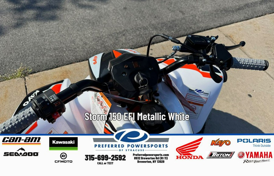 2025 Kayo Storm 150 EFI Metallic Black