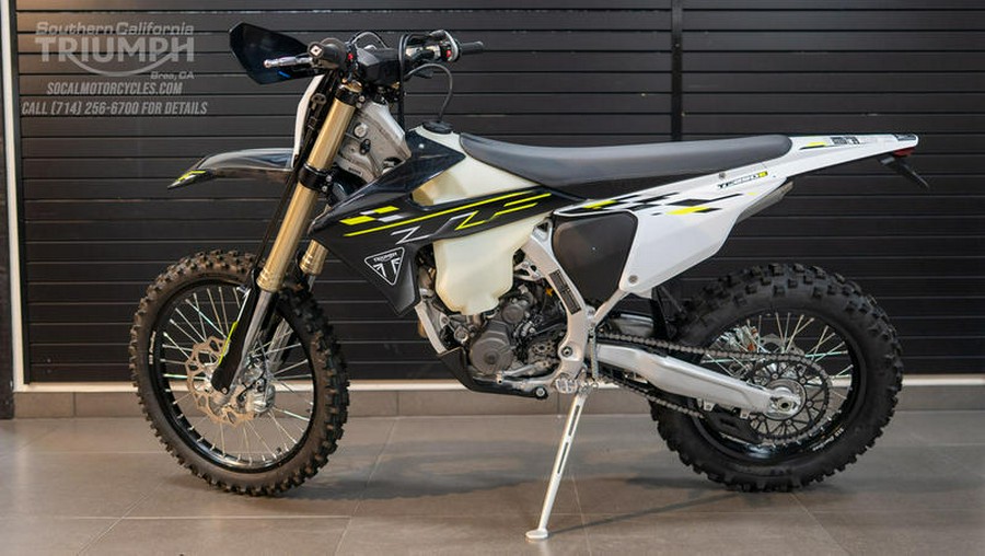 2026 Triumph TF 250-E Jet Black/Pure White