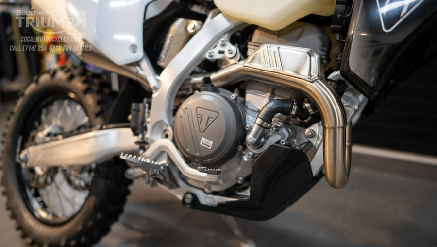 2026 Triumph TF 250-E Jet Black/Pure White