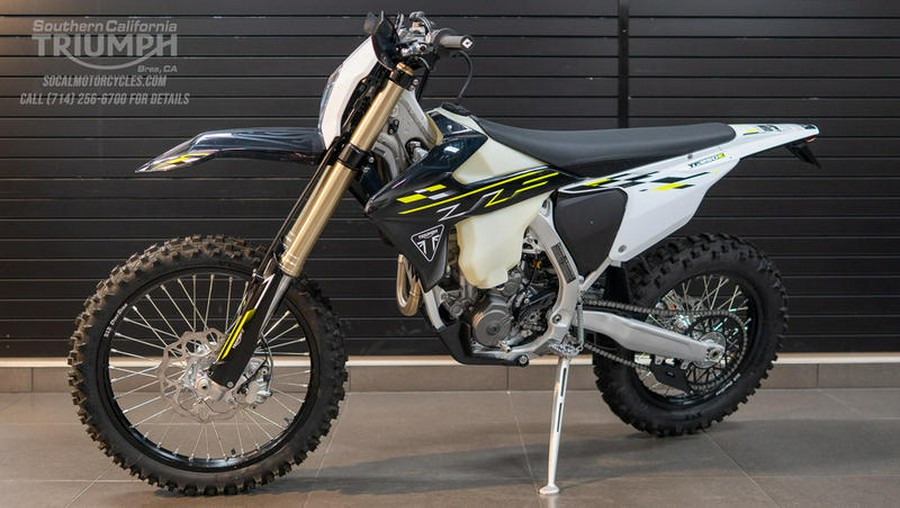 2026 Triumph TF 250-E Jet Black/Pure White
