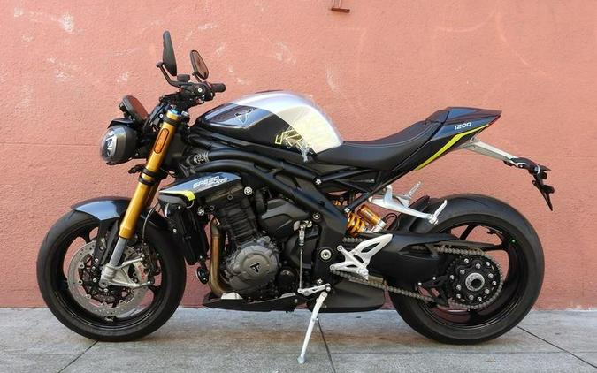 2025 Triumph Speed Triple 1200 RS Granite/Triumph Racing Yellow