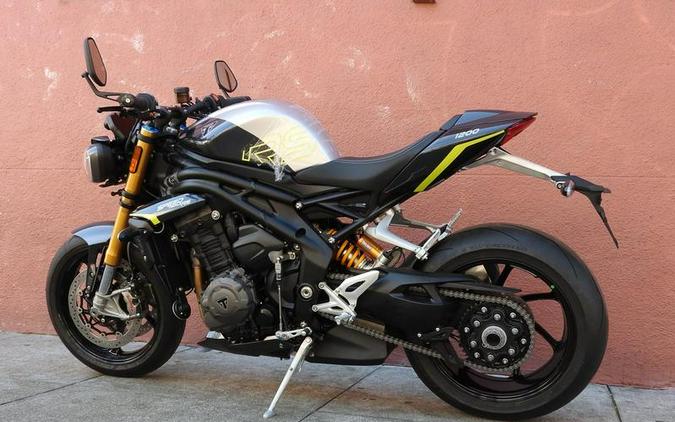2025 Triumph Speed Triple 1200 RS Granite/Triumph Racing Yellow
