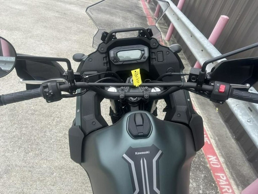 2025 Kawasaki KLR650 Metallic Matte Old School Green ABS