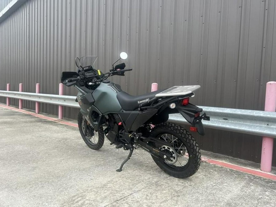 2025 Kawasaki KLR650 Metallic Matte Old School Green ABS