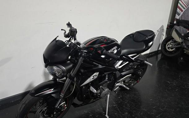 2019 Triumph Street Triple RS Matt Jet Black