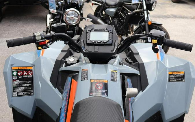 2024 Polaris® SCRAMBLER 850 - STORM GRAY/RADAR BLUE