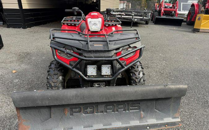 2017 Polaris Sportsman 570 Indy Red with plow