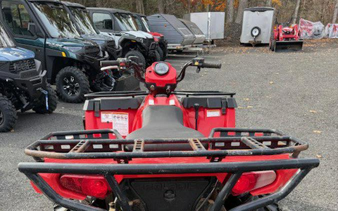 2017 Polaris Sportsman 570 Indy Red with plow